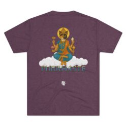 Back, Tri-Blend Vintage Purple