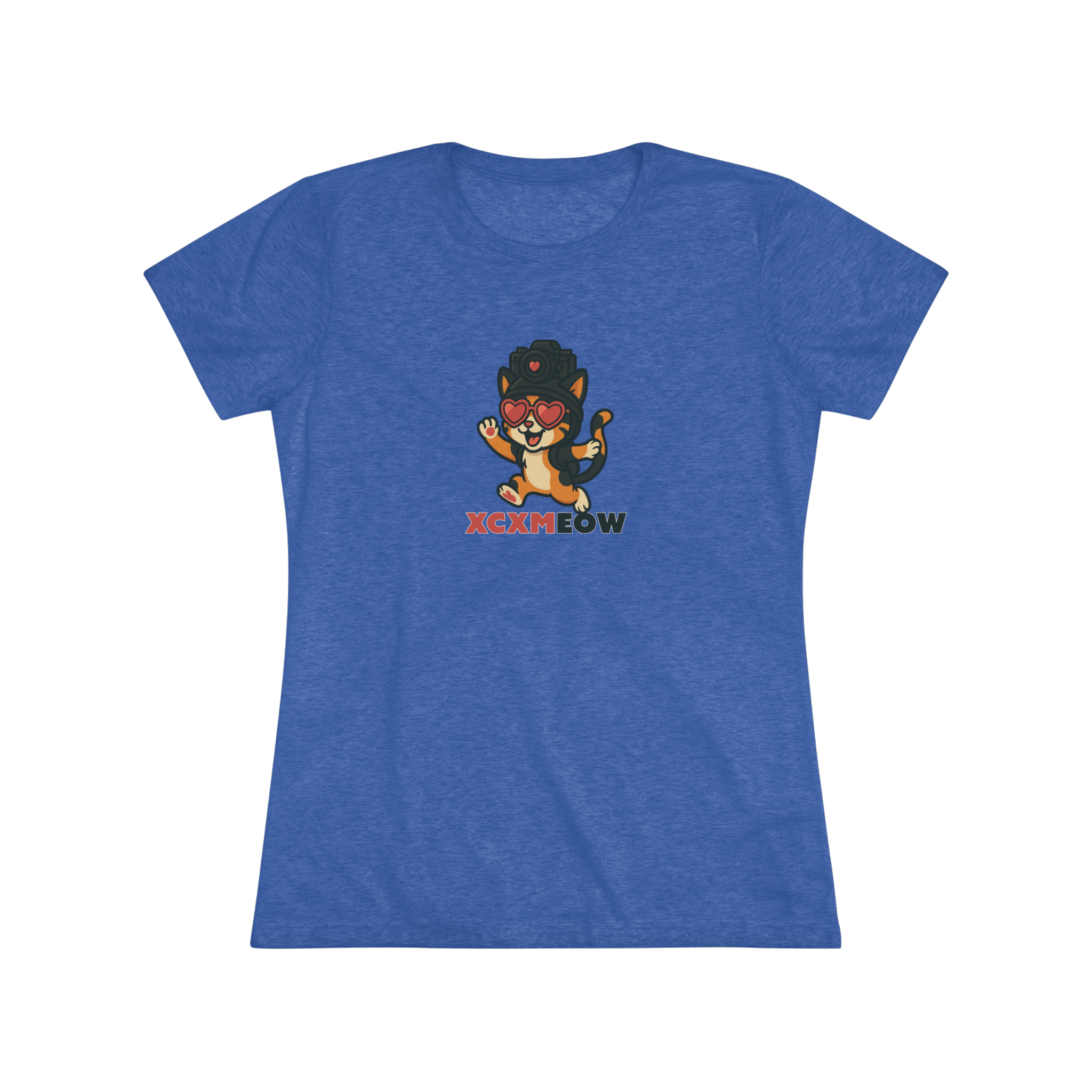 Front, Tri-Blend Vintage Royal